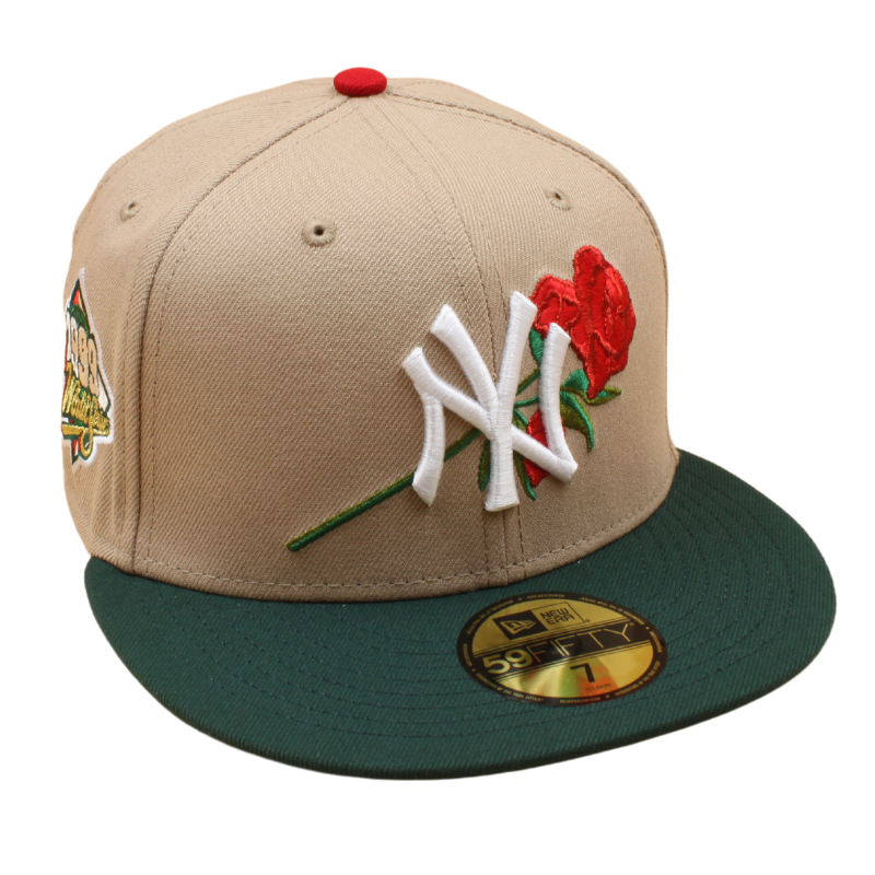 New Era - 59FIFTY - New York Yankees Cooperstown - WS 1999 - Khaki/Dark Green - Headz Up 