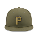 New Era - 59FIFTY - Pittsburgh Pirates - ARMED FORCES - Olive - Headz Up 
