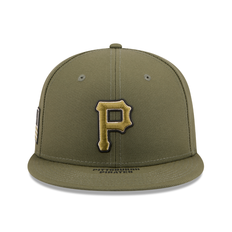 New Era - 59FIFTY - Pittsburgh Pirates - ARMED FORCES - Olive - Headz Up 