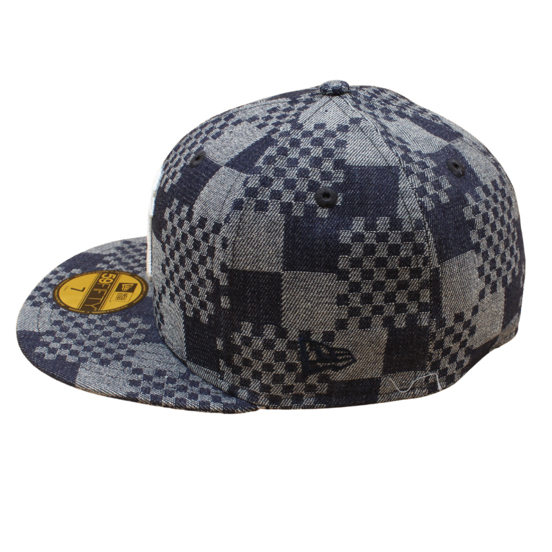 New Era - 59FIFTY Fitted Cap - New York Yankees - Pattern Denim - Blue/Grey - Headz Up 