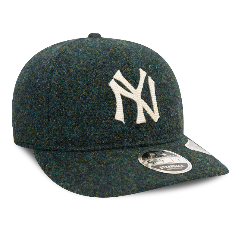 New Era - 9FIFTY Retro Crown - Harris Tweed - New York Yankees - Navy - Headz Up 
