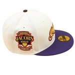 New Era 59FIFTY Fitted Cap - Cleveland Indians Cooperstown - 1994 Inaugural Season - Chrome/Purple - Headz Up 