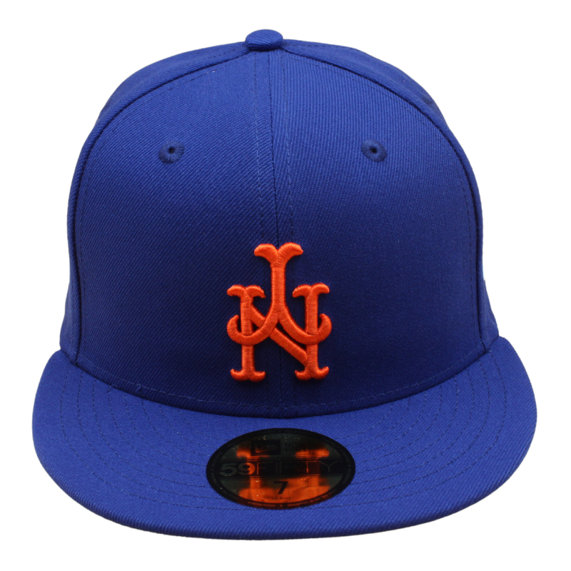 New Era - 59FIFTY Fitted Cap - New York Mets - UPSIDE DOWN LOGO - Blue/Grey UV - Headz Up 
