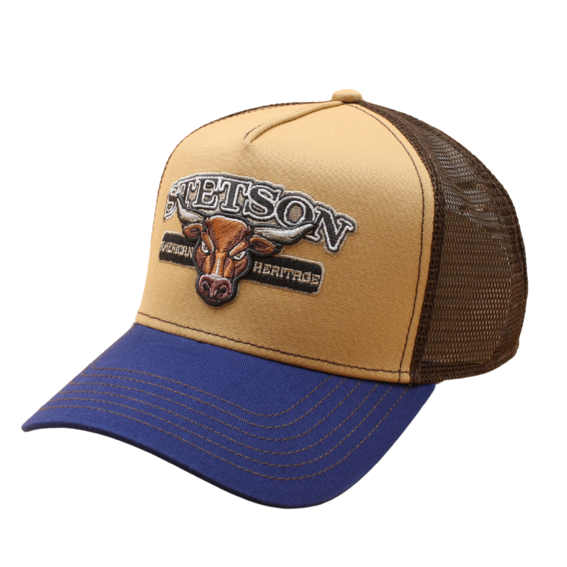 Stetson - Trucker Cap Bull - Blue/Beige - Headz Up 