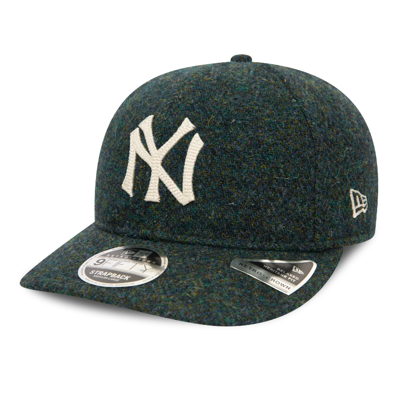 New Era - 9FIFTY Retro Crown - Harris Tweed - New York Yankees - Navy