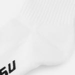 EVISU Seagull EMB lange sokker i offwhite, accessories med sejlermotiv og logo, bløde og komfortable til daglig brug