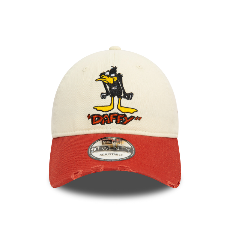 New Era - 9Twenty Adjustable Cap - WB Daffy Duck -  Washed Stone/Red