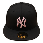 New Era - 59FIFTY - New York Yankees - Black/Dusty Pink - Headz Up 