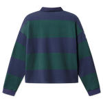 BLS - Florentina Polo LS - Green/Navy - Headz Up 