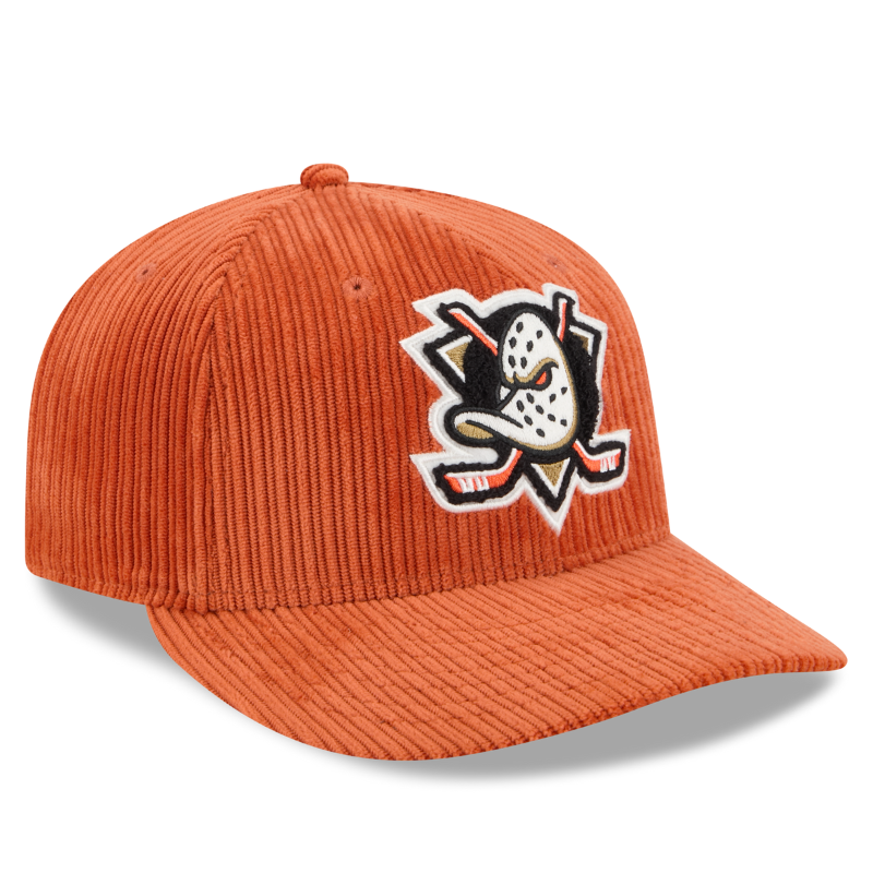New Era - 59FIFTY Fitted Cap - Anaheim Ducks - CHENILLE POP - Rust - Headz Up 
