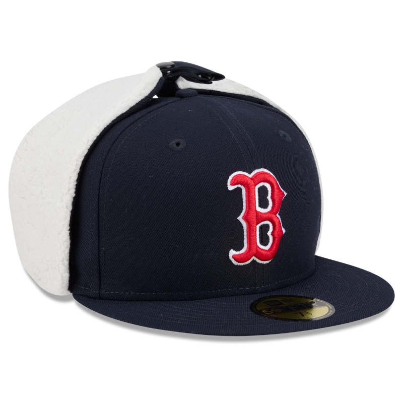New Era - 59FIFTY Fitted Cap - Boston Red Sox - DOG EAR CLASSIC - Navy - Headz Up 