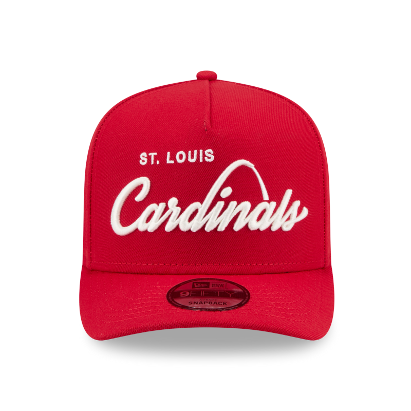 New Era - 9FIFTY A-Frame Snapback - St. Louis Cardinals - LOCAL PLAY - Red - Headz Up 