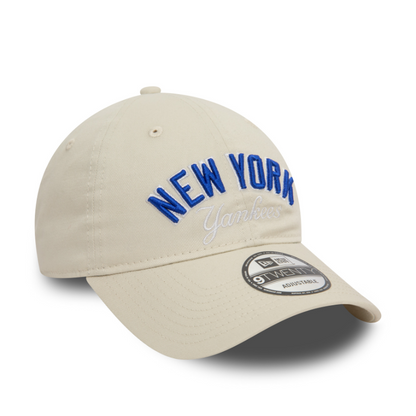 New Era -MLB Wordmark - New York Yankees - 9Twenty - Stone - Headz Up 