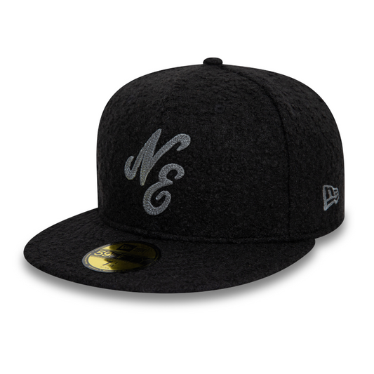 New Era - 59FIFTY Fitted Cap - New Era X Moon Wool - Black