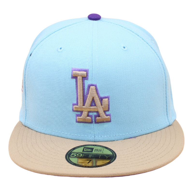 New Era - Los Angeles Dodgers Cooperstown 59Fifty Fitted 60 Years Anniversary - Blue/Camel/Purple - Headz Up 