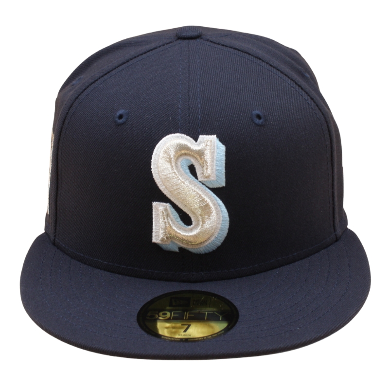 New Era - 59FIFTY - Seattle Mariners - 40th Anniversary - Navy/Grey Light Blue UV - Headz Up 