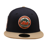 New Era - New York Mets Cooperstown 59Fifty Fitted - 40th Anniversary 1962-2002 - Navy/Khaki - Headz Up 