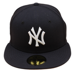 New Era - 59FIFTY - New York Yankees Cooperstown - Classic Logo WS 1999 - Navy/Pink UV - Headz Up 