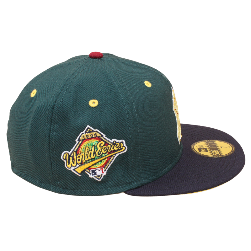 New Era - New York Yankees Cooperstown 59Fifty Fitted World World Series 1996 - Dark Green/Navy/Yellow - Headz Up 