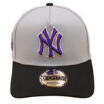 New Era - 9FORTY A-Frame Cap - New York Yankees - Grey/Black/Pink - Headz Up 