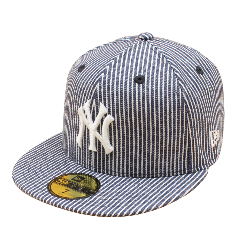New Era - 59FIFTY Fitted -  New York Yankees Cooperstown - 1951 WS - Stripe Denim - Headz Up 