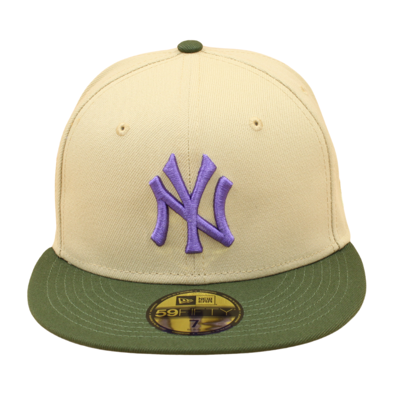 New Era - New York Yankees Cooperstown 59Fifty Fitted World World Series 1999 - Vegas Gold/Riffle Green/Purple - Headz Up 