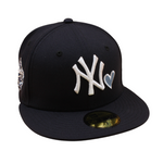 New Era - 59FIFTY Fitted -  New York Yankees Cooperstown - 1998 WS - Navy/Sky Blue UV - Headz Up 