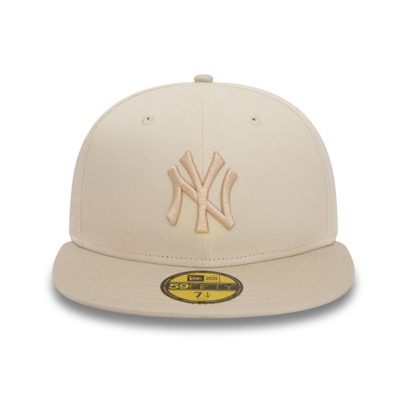 New Era - White Crown New York Yankees 59Fifty Fitted - Stone/Stone - Headz Up 