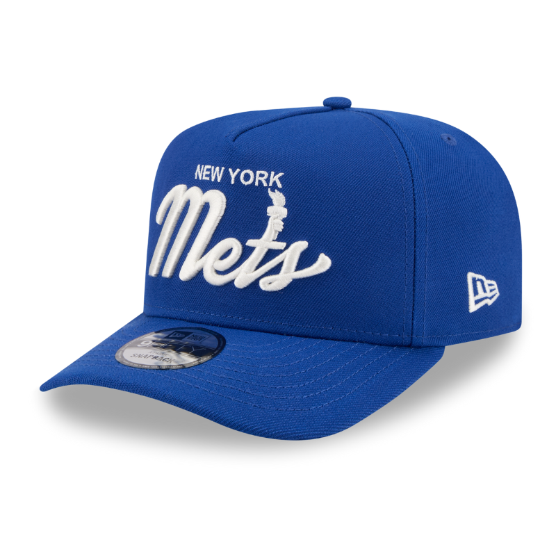 New Era - 9FIFTY A-Frame Snapback - New York Mets - LOCAL PLAY - Blue - Headz Up 