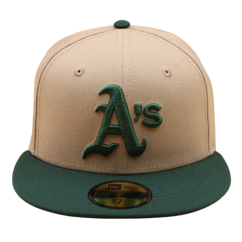 New Era - 59FIFTY Fitted -  Oakland Athletics - 1989 World Series - Khaki/Dark Green