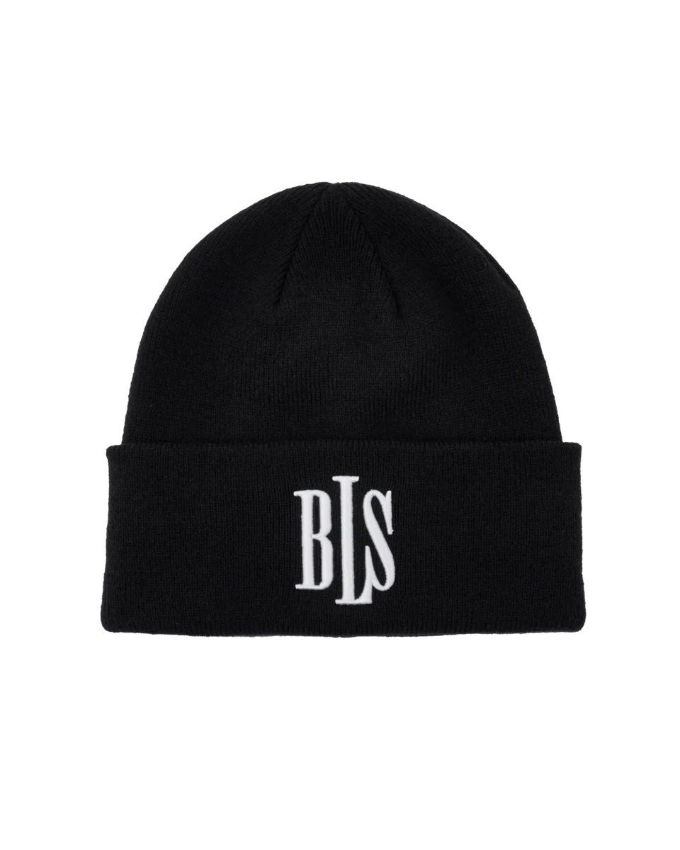 BLS - Classic 3D Beanie - Black/White - Headz Up 