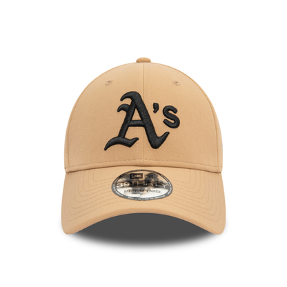 New Era - 39thirty - Stretch Nylon - Oakland Athletics - Light Brown