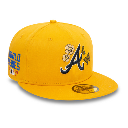 New Era - MLB ICON - 59fifty Fitted Cap - Atlanta Braves - Yellow