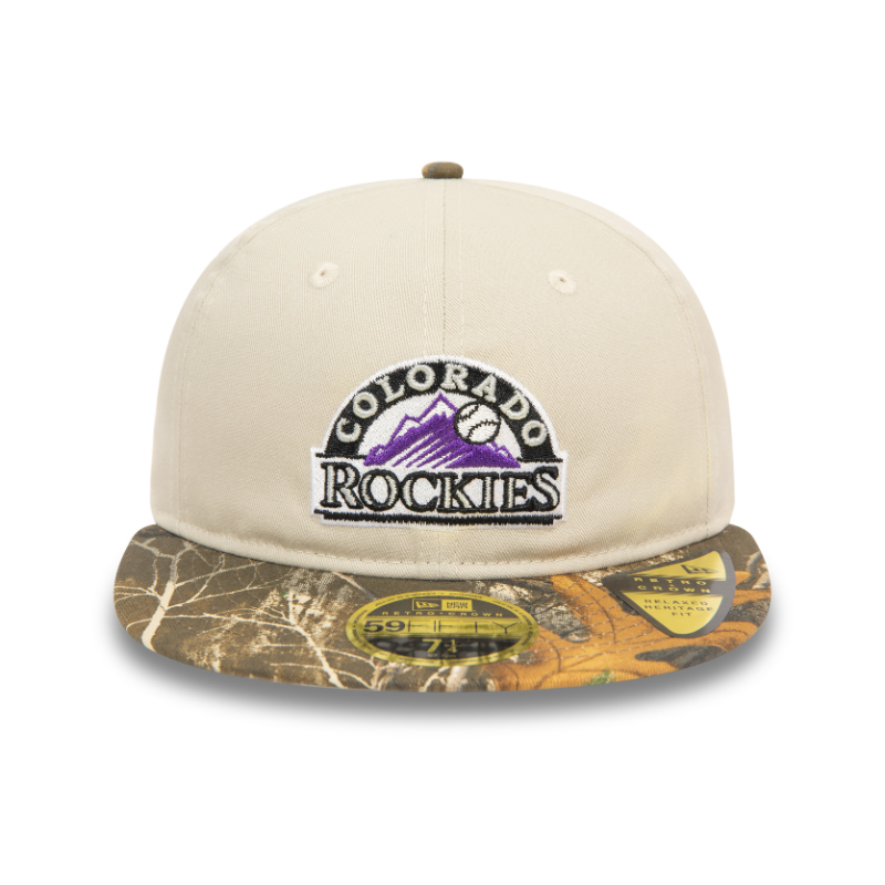 New Era - 59fifty Retro Crown - Colorado Rockies - Real Tree Camo