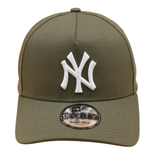 New Era - 9FORTY A-Frame Cap - New York Yankees - Olive - Headz Up 