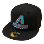 New Era - 59FIFTY - Arizona Diamondbacks Cooperstown - Black/Grey UV - Headz Up 