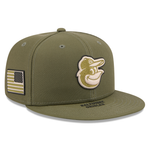 New Era - 59FIFTY - Baltimore Orioles - ARMED FORCES - Olive - Headz Up 
