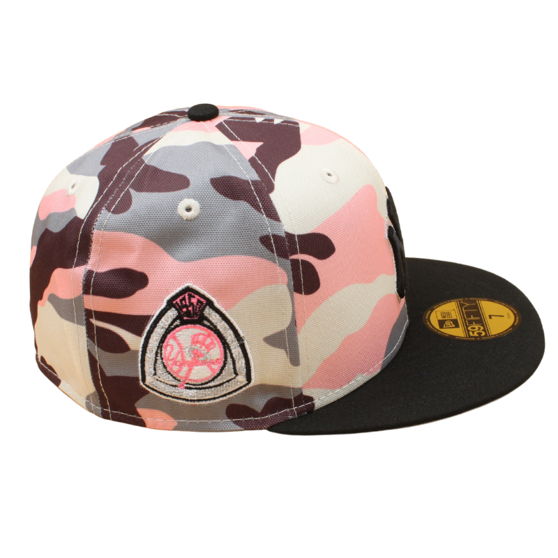 New Era - 59FIFTY - New York Yankees Cooperstown - 50th WS - Pink Camo/Black - Headz Up 