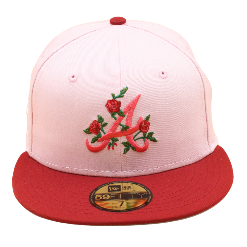 New Era - 59FIFTY - Atlanta Braves - MLB Roses - Pink/Grey UV - Headz Up 