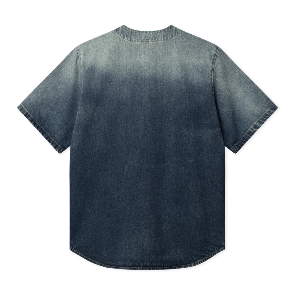 BLS - Heartbreaker Baseball Demin Shirt - Light Blue - Headz Up 