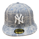 New Era - 59FIFTY Fitted -  New York Yankees Cooperstown - 1996 WS - Distressed Denim - Headz Up 