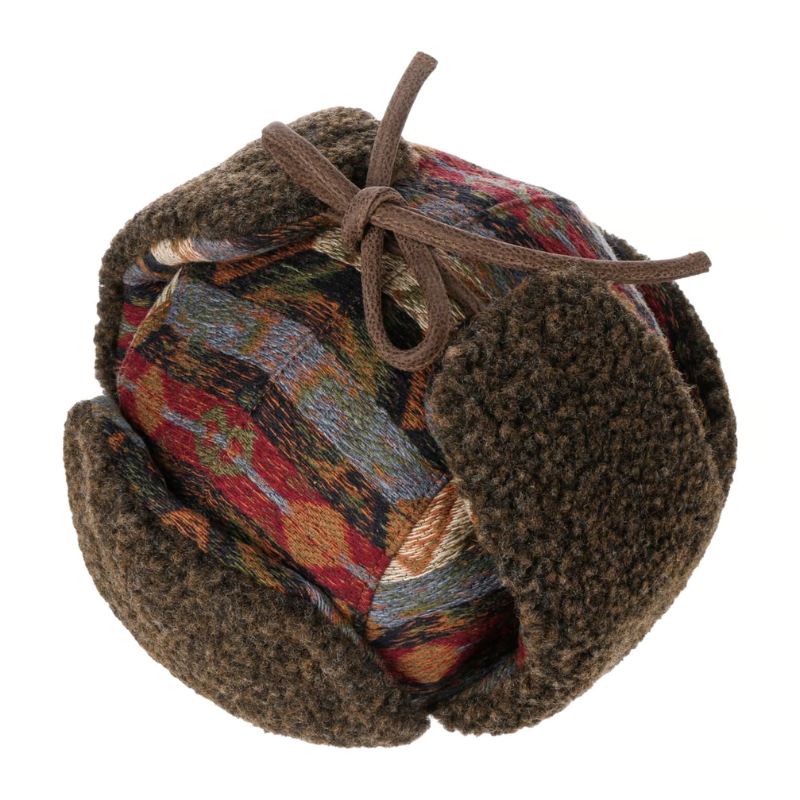 Stetson - Bomber Cap Ethnic Jacquard - Blue/Red - Headz Up 