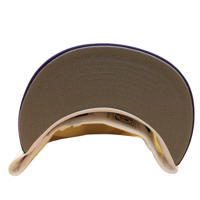 New Era 59FIFTY Fitted Cap - Cleveland Indians Cooperstown - 1994 Inaugural Season - Chrome/Purple - Headz Up 