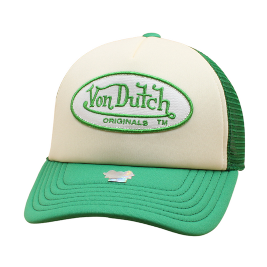 Von Dutch - Tampa Trucker Cap - White/Green