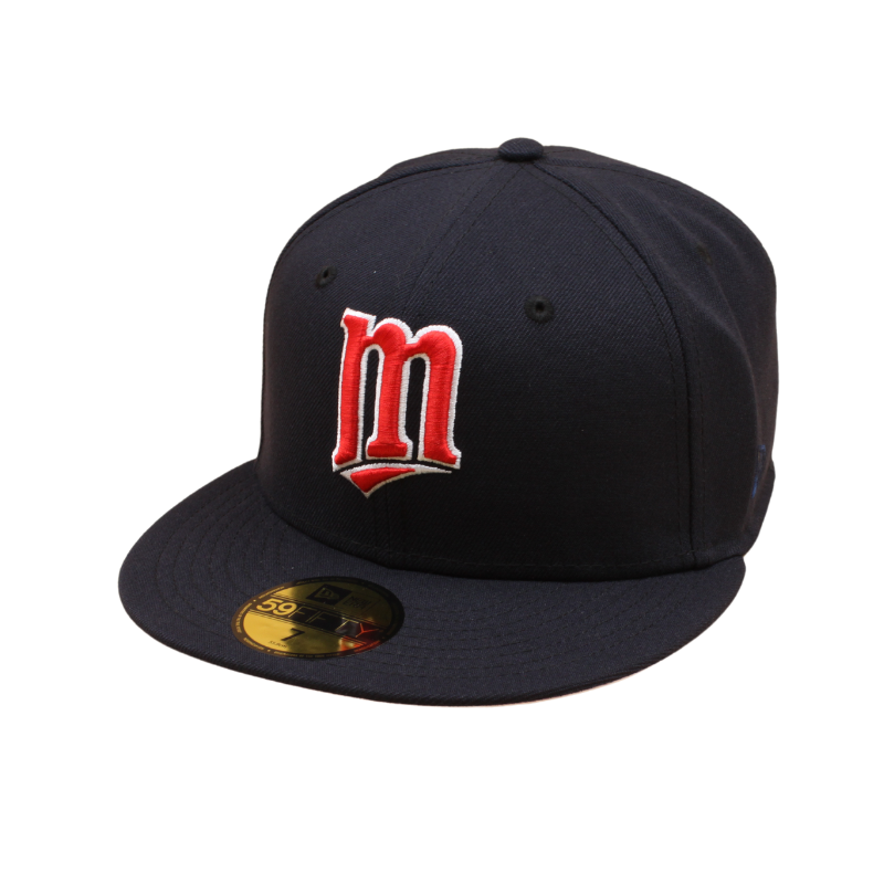 New Era - 59Fifty Fitted Cap - Minnesota Twins - 1991 World Series - Navy/Pink Uv