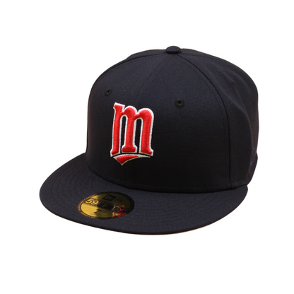 New Era - 59Fifty Fitted Cap - Minnesota Twins - 1991 World Series - Navy/Pink Uv