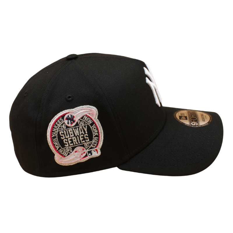 New Era - 9FORTY A-Frame Cap - New York Yankees - Pink Rose - Black - Headz Up 