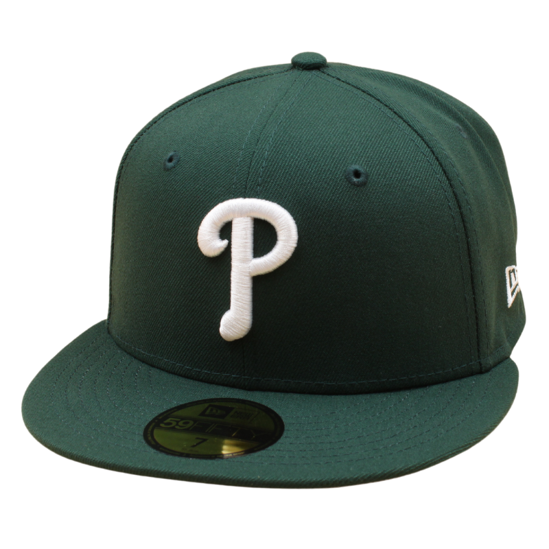 New Era - 59FIFTY Fitted -  Philadelphia Phillies - Dark Green/Grey UV - Headz Up 