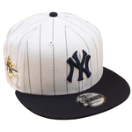 New Era - 9FIFTY Snapback - New York Yankees - Pinstripe - White/Navy - Headz Up 