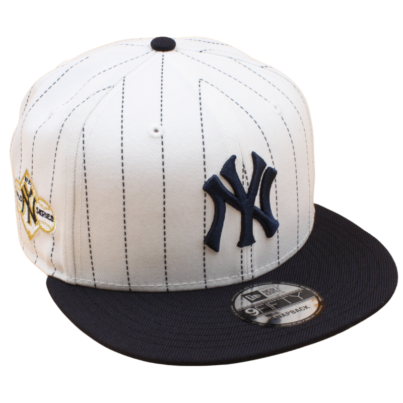 New Era - 9FIFTY Snapback - New York Yankees - Pinstripe - White/Navy - Headz Up 